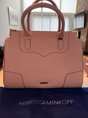Rebecca Minkoff Blush Pink Structured Satchel